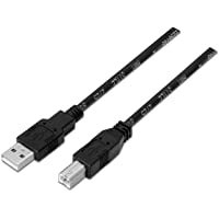 Los mejores  - AISENS A101-0006 - Cable USB 2.0 Impresora DE 1.8 m- Color Negro